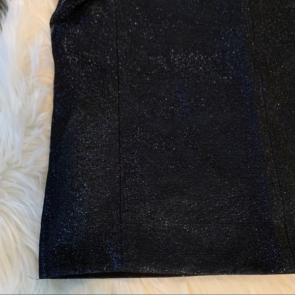 Lafayette 148 Blue Shimmer 3/4 Length Sleeve Small - Picture 6 of 6